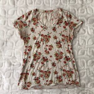 Wetseal Cute Floral Tee